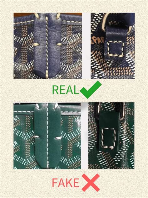 authentic goyard posh|how to identify a Goyard.